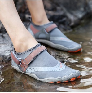 Men Outdoor Fabric Mesh Non Slip Quick Drying Beach Water Diving Shoes