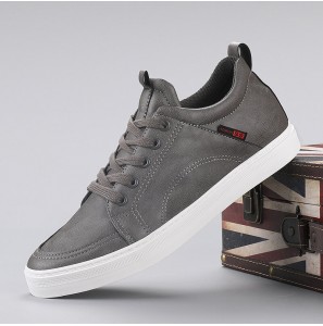 Men Canvas Breathable Soft Bottom Trendy Solid Lace Up Comfy Casual Shoes